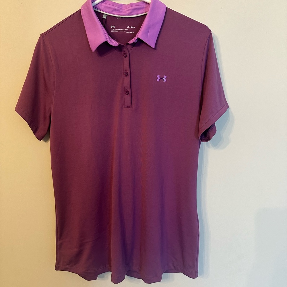Under Armour Womens Golf Shirt NWT Size L